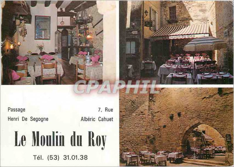 Modern Postcard Le Moulin du Roy Passage Henry Street Segogne Alberic Cahuet ...