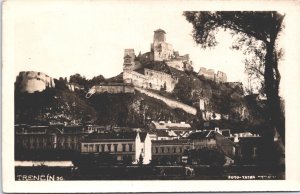 Czech Republic Trencin Trenčín Vintage RPPC 09.10