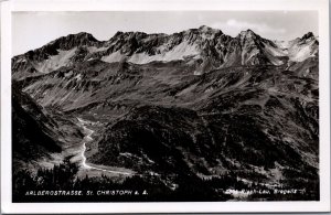 Austria Arlbergstrasse St Christoph Vintage RPPC 09.94