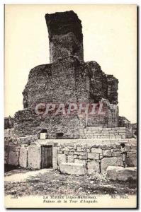 Old Postcard La Turbie Ruins De La Tour D & # 39Auguste