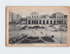 Postcard Stazione Ferrviaria Centrale, Naples, Italy