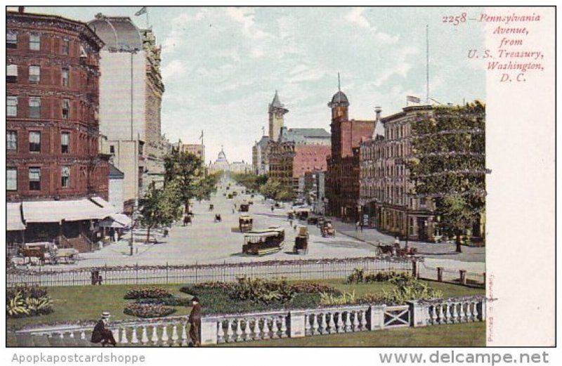 Pennsylvania Avenue From U S Treasury Washington DC