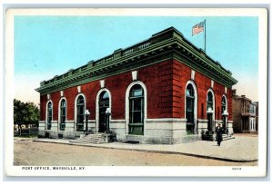 1939 Post Office Exterior Building Maysville Kentucky Vintage Antique Postcard