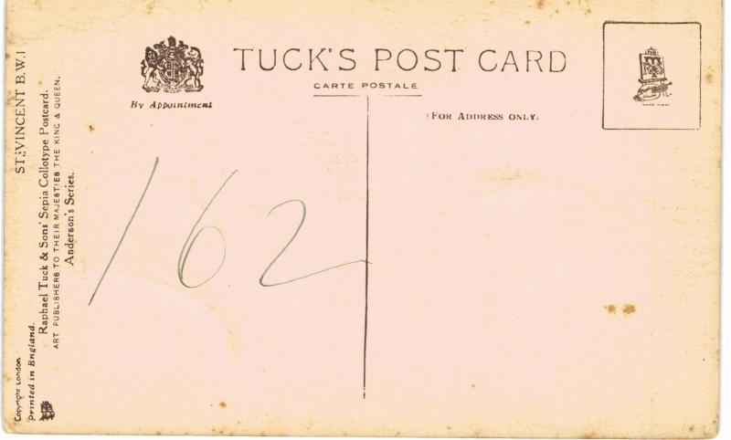 St Vincent War Memorial British West Indies 1910 Tuck's Unused BWI