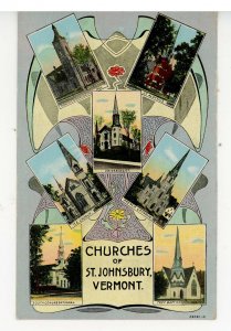 VT - St. Johnsbury. Churches of St. Johnsbury Multi-View (5)