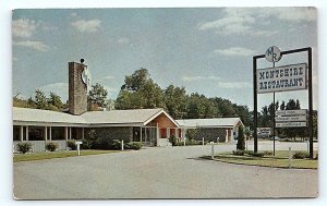 WEST LEBANON, NH New Hampshire~ MONTSHIRE RESTAURANT c1960s Postcard