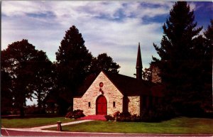 Garden Chapel, Mountain View Funeral Home Tacoma WA Vintage Postcard J79