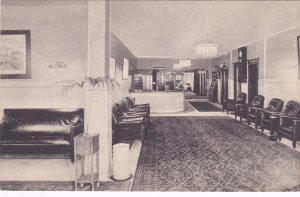 HARTFORD, Connecticut, 1900-1910s; Interior- Sections Of Lobby, Bond Annex Hotel