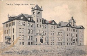 Brandon Canada Brandon College Exterior Vintage Postcard JE359640
