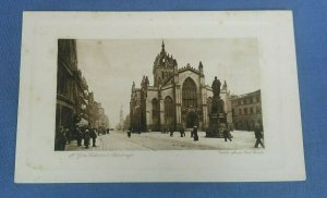 Vintage Postcard St.Giles Cathedral Edinburgh  G1E