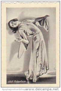 GARBATI CIGARETTE CARD FAMOUS DANCERS NO 178 ELLINOR BAHRDT