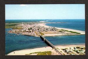 NH Aerial View HAMPTON BEACH NEW HAMPSHIRE Postcard PC