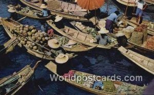 Floating Market Mahanak Bangkok Thailand Unused 