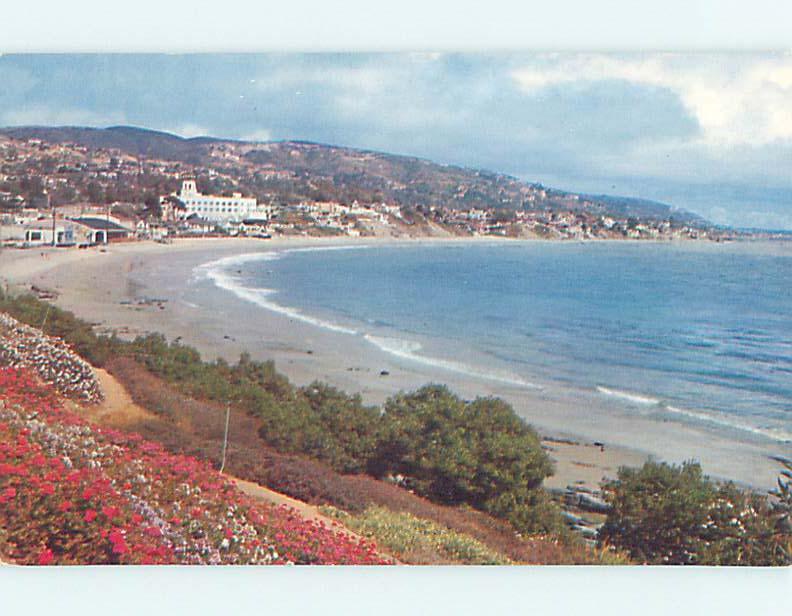Unused Pre-1980 SCENE AT BEACH Laguna Beach California CA M7083