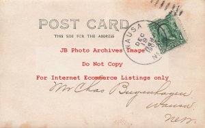 NE, Wausa, Nebraska, RPPC, Palmer & Company, Interior View, 1909 PM