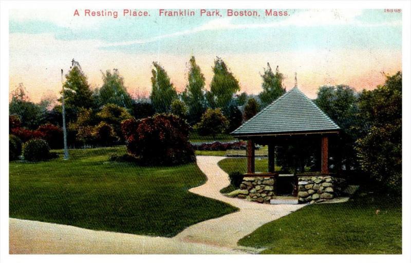 Massachusetts Boston  Franklin Park, a resting palce