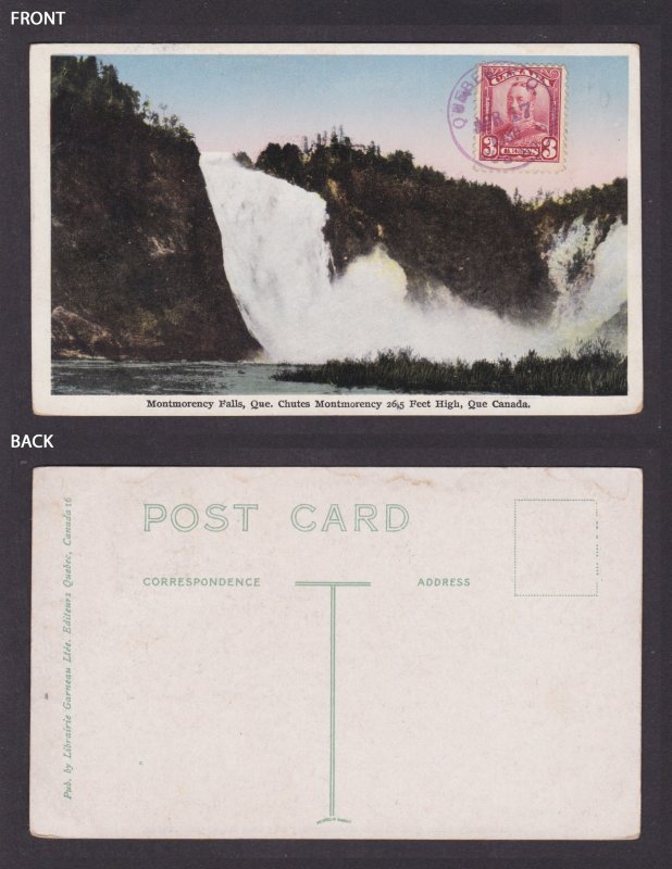Postcard, CANADA, Montmorency Falls