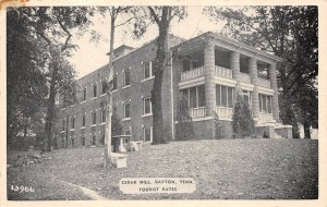 Dayton Tennessee Cedar Hill Hotel, B/W Photo Print Vintage Postcard U8124