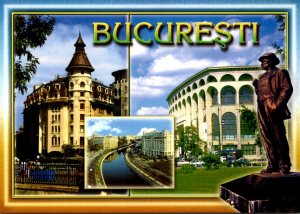 Romania Bucarest Multi View Town Views