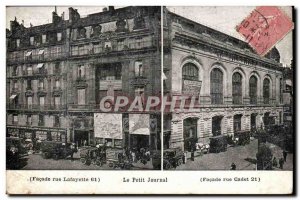 Paris Postcard Old Street Facade Lafayette Le Petit Journal (media release) R...