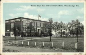 Walnut Ridge AR Schools c1940s Postcard