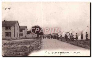 Old Postcard Camp of Sissonne A Allee Army