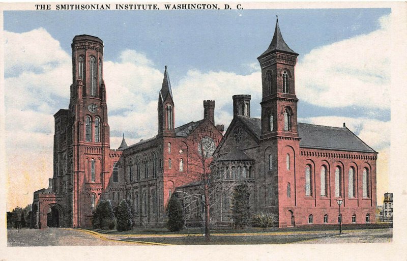 The Smithsonian Institute, Washington, D.C., Early Postcard, Unused