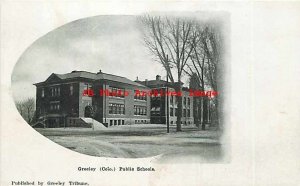 CO, Greeley, Colorado, Public School Buildings Exterior, Greeley Tribune