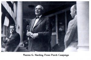 Warren G Harding Front Porch Campaign Harding Home and Memorial Ohio Postcard