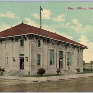 c1910s Gonzales TX Post Office Building Touring Car San Antonio Station A A190