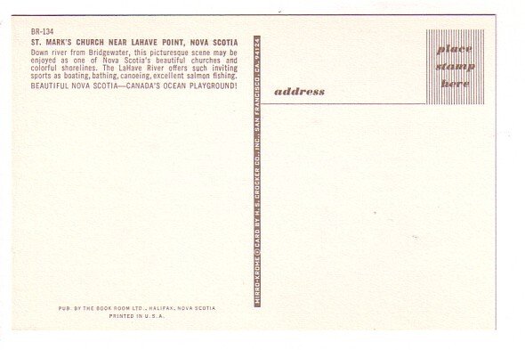 St Mark's Church, La Have Point, Bridge, Nova Scotia