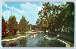 Saltillo Coahuila Mexico Postcard New Aspect of Artificial Lake 1963