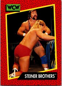 1991 WCW Wrestling Card Steiner Brothers sk21144