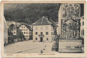 Switzerland - Altdorf Telldenkmal und Rathaus 01.26