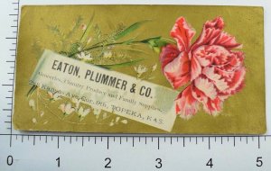 1880's Eaton Plummer & Co Groceries Country Produce Family Supplies P71