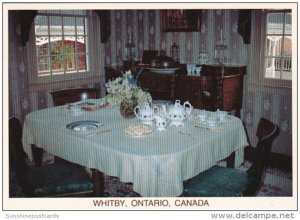 Canada Ontario Whitby The Dining Room The Lynde House Museum