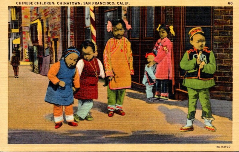 California San Francisco Chinatown Chinese Children