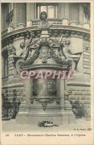 Postcard Ancient Monument Paris Charles Garnier Opera