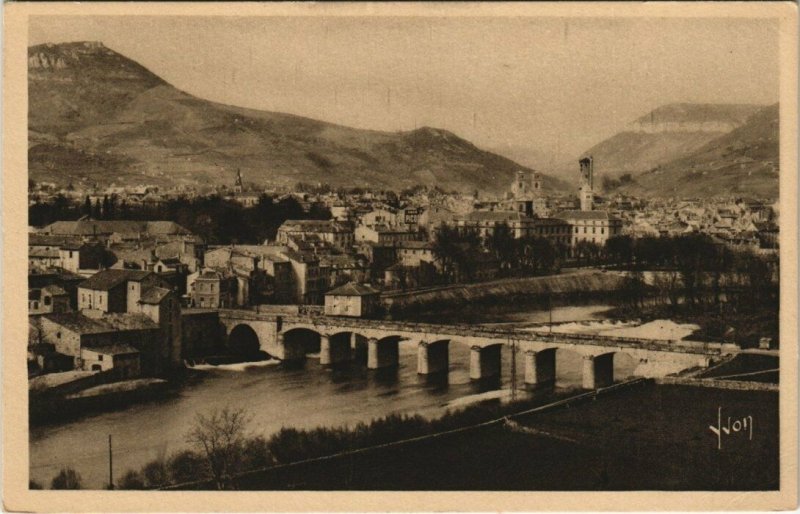 CPA MILLAU - Le tarn le pont lerouge et la ville (148104)