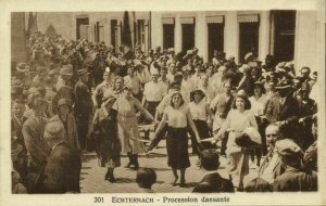 luxemburg, ECHTERNACH, Procession Dansante (1920s) Postcard (2)