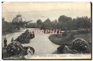 Old Postcard San Salvadour Var Garden