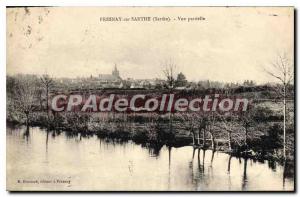 Postcard Old Fresnay-sur-Sarthe Partial