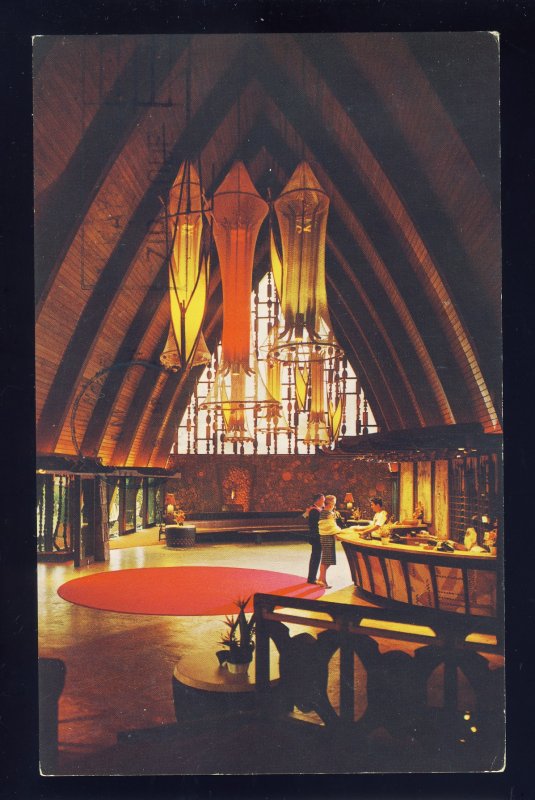 Lihue, Kauai, Hawaii/HI Postcard, Coco Palms Resort, Reception Building, 1967!