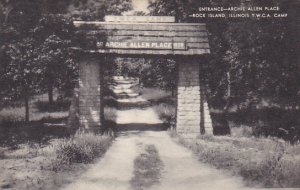 Entrance Archie Allen Place Y W C A Camp Rock Island Illinois Artvue