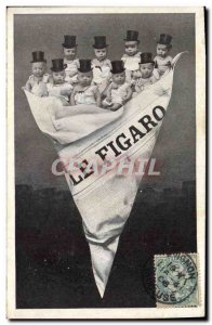 Old Postcard Newspapers Newspaper Le Figaro Children Babies