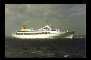 SIM0350 - P&O Liner - Canberra , built 1961 - postcard at Spithead Review 1994