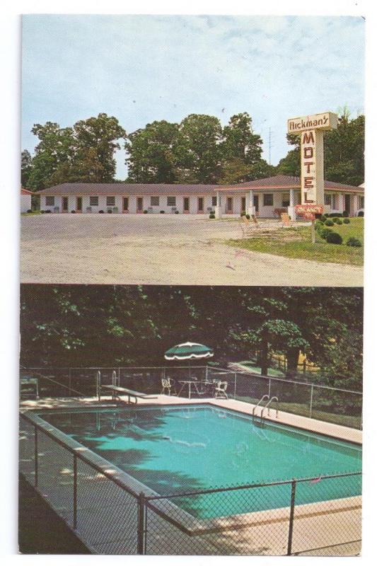 Millsboro Delaware DE Hickmans Motel Swimming Pool US 113 