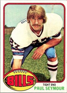 1976 Topps Football Card Paul Seymour Buffalo Bills sk4249