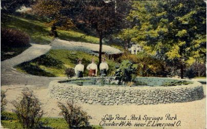 Lilly Pond, Rock Springs Park - East Liverpool, Ohio