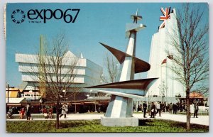 1967 Pavillon De La Grande-Bretagne Expo67 Montreal Canada Posted Postcard